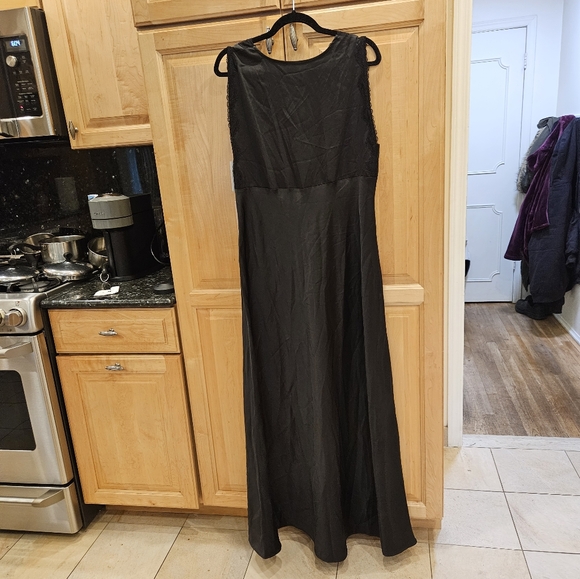 BLACK TAPE Womens Black Unlined Sleeveless Maxi Cocktail Shift Dress XL NWT - Picture 10 of 11